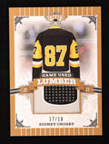 Sidney Crosby 2022 Leaf Lumber Game Used Lumber Copper #17/18 front
