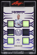 Erling Haaland 2024 Leaf Ultimate Sports Purple Spectrum #4/8 front